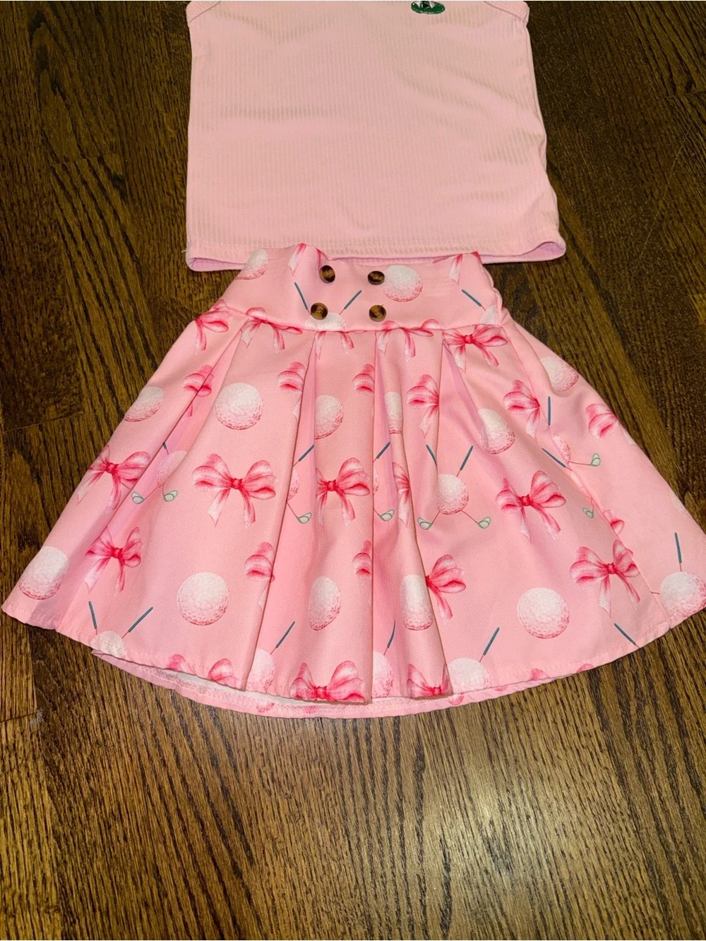 Pink Toddler Girl’s Golf Outfit 2-3T